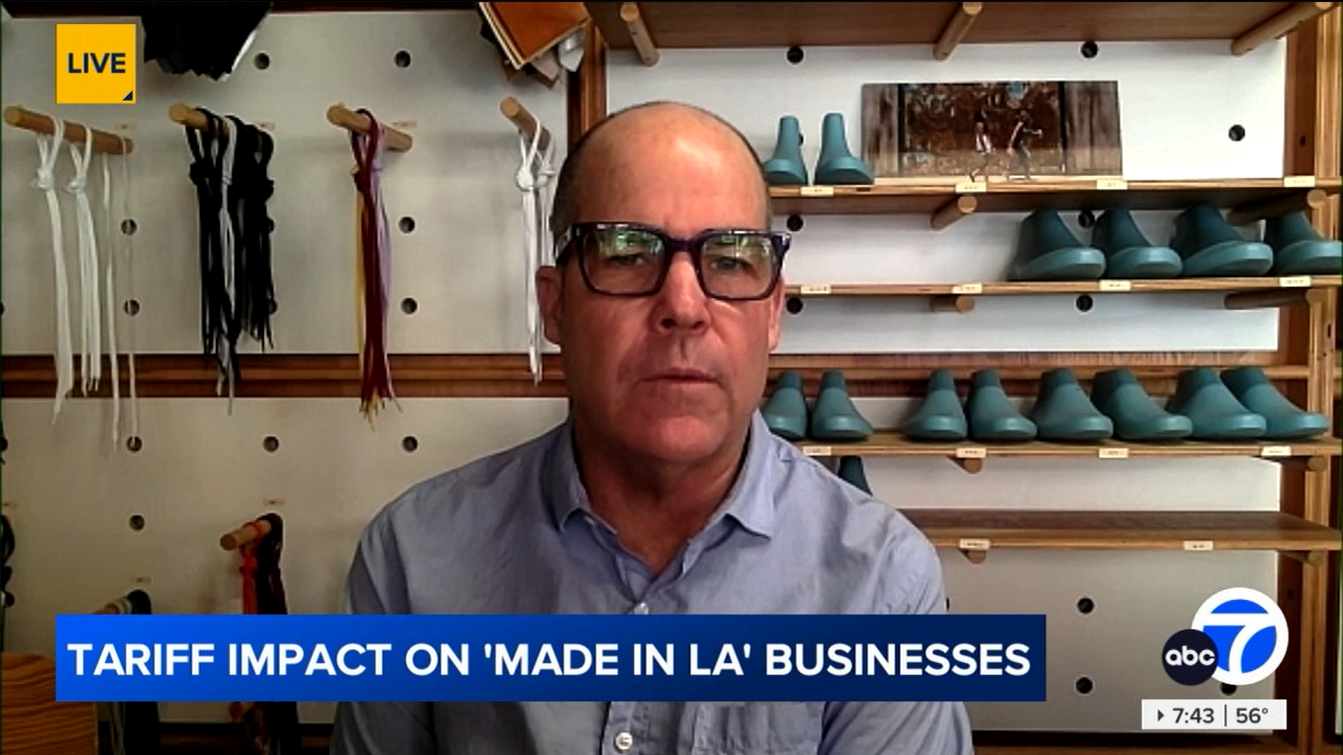 Tariff Impact on 'Made in LA' Businesses w/ COMUNITYmade (ABC7)
