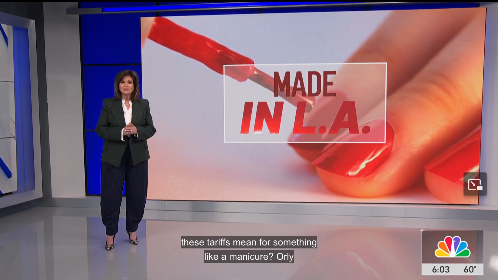 How tariffs could impact businesses with products made in Los Angeles (ORLY on NBC)